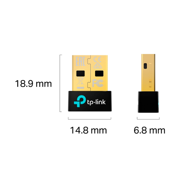 Adaptador Bluetooth TP-Link UB600, USB-A, Bluetooth 6.0, Nano, BLE, Negro – UB600