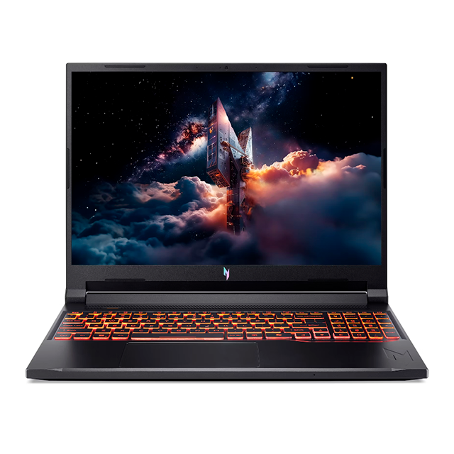 Laptop Acer Nitro V 16 AI, 16" IPS 180Hz, Ryzen 5 240, RTX 5050 8GB GDDR7, 16GB RAM, 512GB SSD, Obsidian Black – ANV16-42-R309