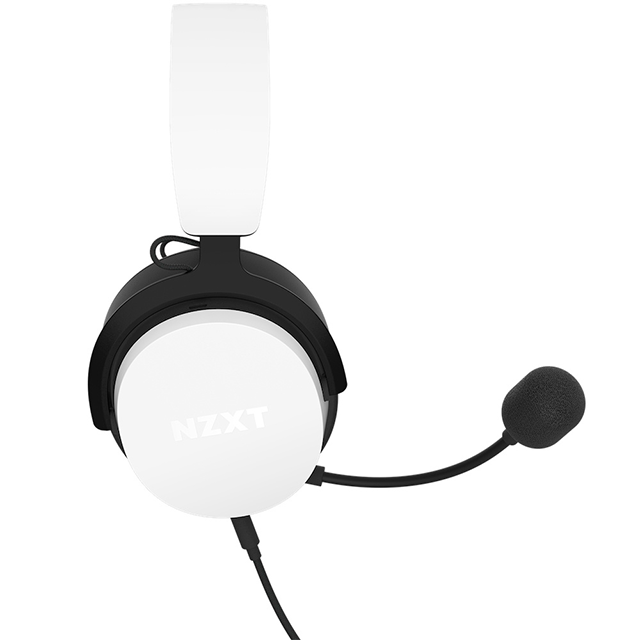 Diadema NZXT Relay White, Hi-Res Audio, Blanco, micrófono, Jack 3.5mm - AP-WCB40-W2