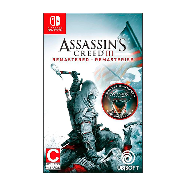 Videojuego Assassin’s Creed III Remastered NSW , Standard Edition, para Nintendo Switch