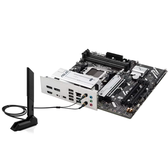 Tarjeta Madre ASUS PRIME B840M-A WiFi, AMD AM5, DDR5, PCIe 4.0, Micro-ATX