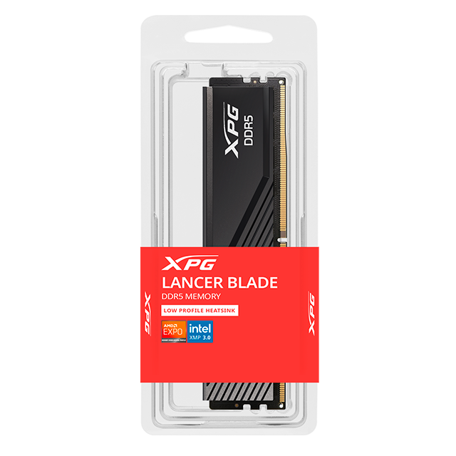 Memoria RAM ADATA XPG Lancer Blade, 16GB, DDR5, 5600 MHz, Negro – AX5U5600C4616G-SLABBK
