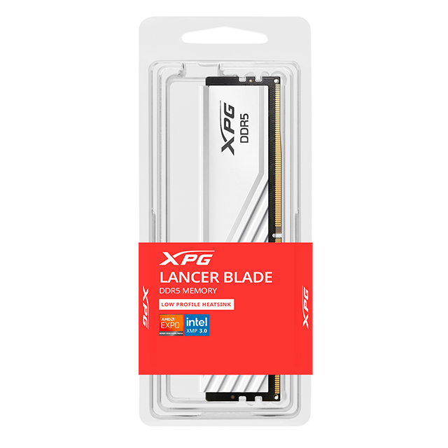 Memoria RAM ADATA XPG Lancer Blade, 16GB, DDR5, 5600 MHz, Blanco – AX5U5600C4616G-SLABWH