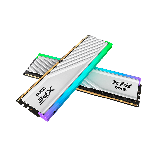 Memoria RAM ADATA XPG Lancer Blade RGB, 16GB, DDR5, 6000MHz, CL40, UDIMM, Blanco – AX5U6000C4816G-SLABRWH