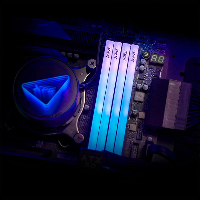 Memoria RAM ADATA XPG Lancer Blade RGB, 16GB, DDR5, 6000MHz, CL40, UDIMM, Blanco – AX5U6000C4816G-SLABRWH