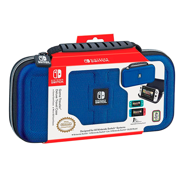 Estuche de Viaje Deluxe RDS para Switch / Switch Lite / OLED – Azul de Nylon Balístico