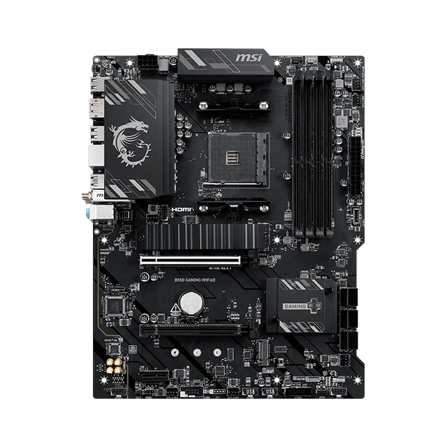 Motherboard MSI B550 GAMING WIFI6E, ATX, AM4, DDR4, Wi-Fi 6E, PCIe 4.0, 2× M.2, HDMI/DisplayPort – B550 GAMING WIFI6E