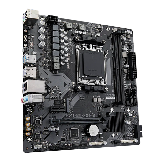 Tarjeta Madre Gigabyte B650M H, Micro-ATX, Socket AM5, DDR5 6400 MHz, HDMI/DP - B650M H