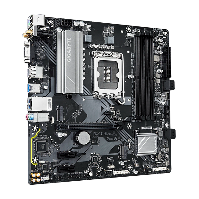 Tarjeta Madre Gigabyte B760M D3HP WIFI6, Micro-ATX, Socket LGA 1700, DDR5 5600Mhz, Wi-Fi 6