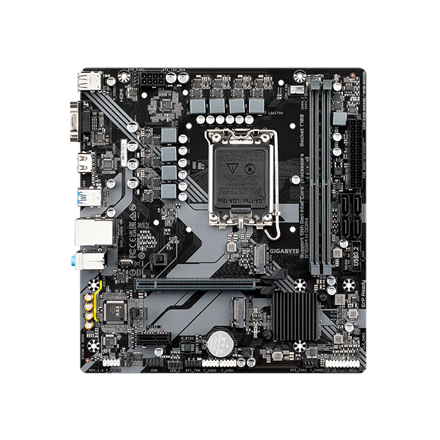 Tarjeta Madre Gigabyte B760M H DDR4, LGA1700, DDR4, Micro-ATX, PCIe 4.0, M.2 NVMe - B760M H DDR4