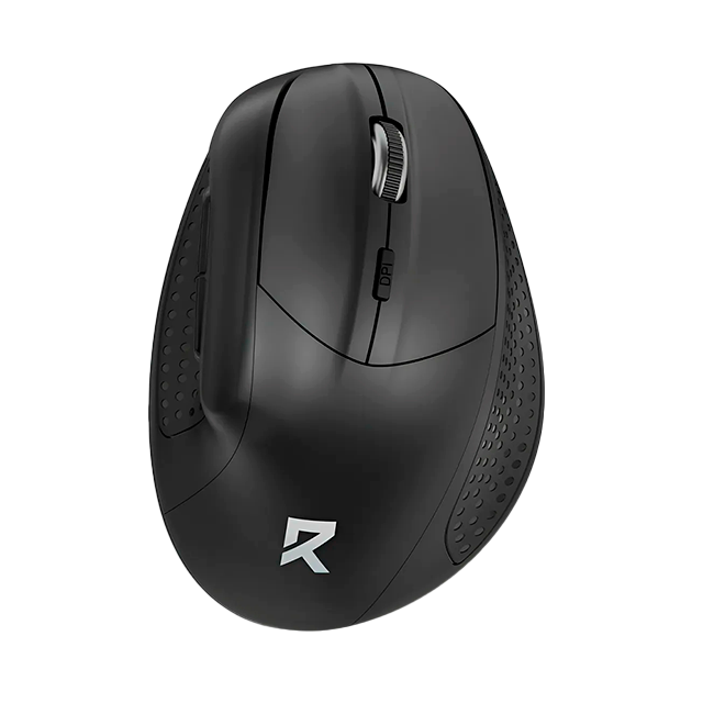 Mouse Inalámbrico Redragon Ofimática BM-4033, Ergonómico Vertical, 4000 DPI, 2.4 GHz, 6 Botones, Negro – BM-4033