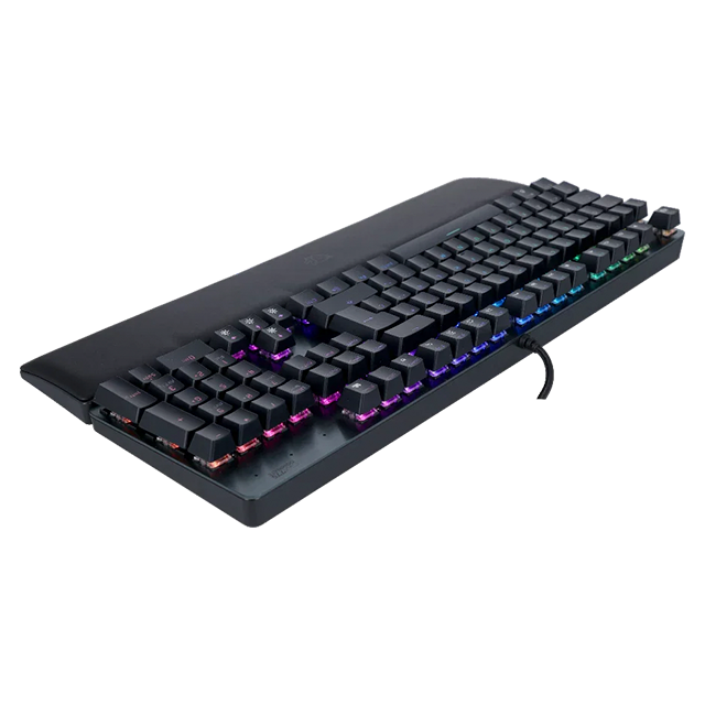 Teclado Gamer Óptico-Mecánico Dominate GKX775, RGB, USB, reposamuñecas acolchado, recargable, Legend Gris – BR-932691