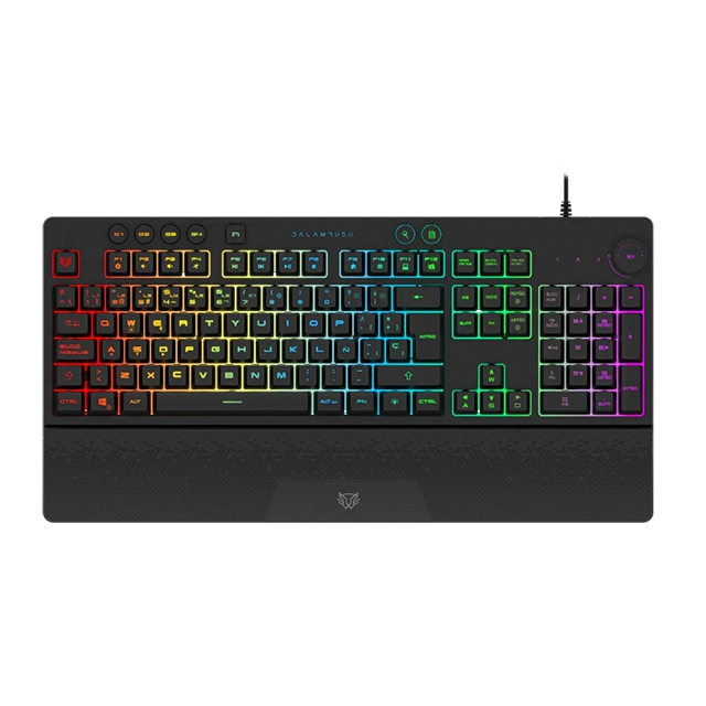 Combo Gamer Balam Rush Squad Master Pro KTM777, Teclado + Mouse, RGB, 12,800 DPI, Anti-Ghosting, USB, Negro – BR-936903