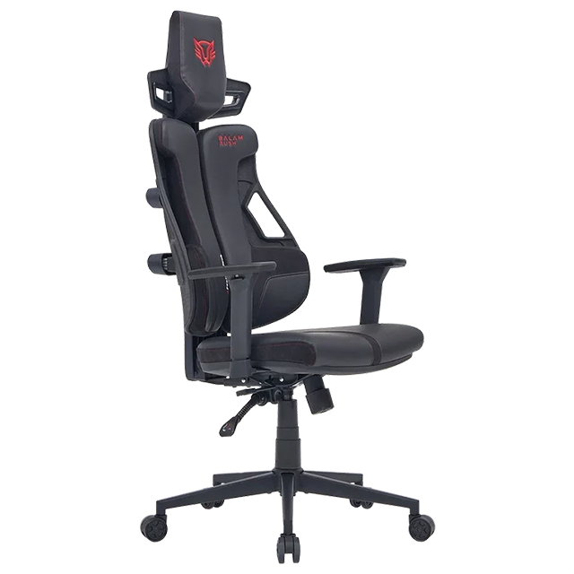 Silla Gamer Balam Rush Bolt Rush PA, Reclinable 120°, Pistón Clase 4, Soporta 150 kg, Reposabrazos Ajustables, Negro – BR-940528