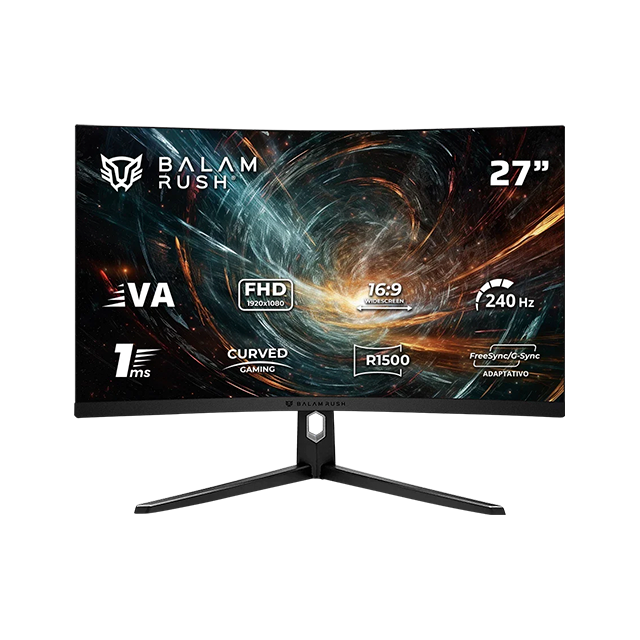 Monitor Balam Rush Hyper Orbit MHO27Y 27", VA, 240Hz,1ms, FHD, Curvo - BR-942966  