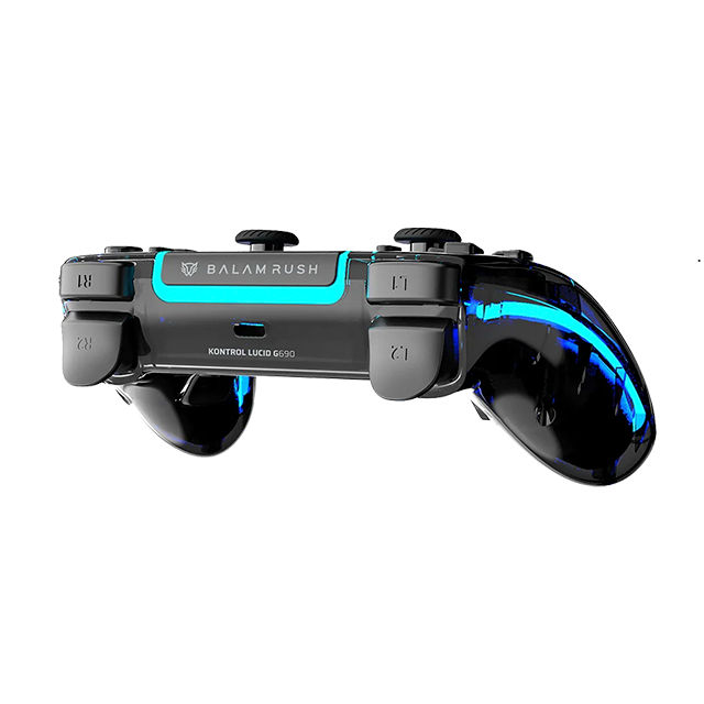 Control Inalámbrico Balam Rush Kontrol Lucid G690, Bluetooth 5.0 + USB-C, Hall 3D, Doble Vibración, RGB, PS5/PC/Android/iOS, Negro – BR-943581