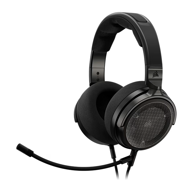 Diadema Corsair VIRTUOSO PRO Open Back, Alámbricos 3.5 mm, Drivers 50 mm de Grafeno, Micrófono Desmontable – CA-9011370-NA