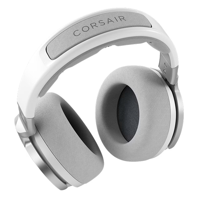 Diadema Corsair VIRTUOSO PRO Open Back, Alámbricos 3.5 mm, Drivers de Grafeno 50 mm, Micrófono Desmontable, Blanco – CA-9011371-NA