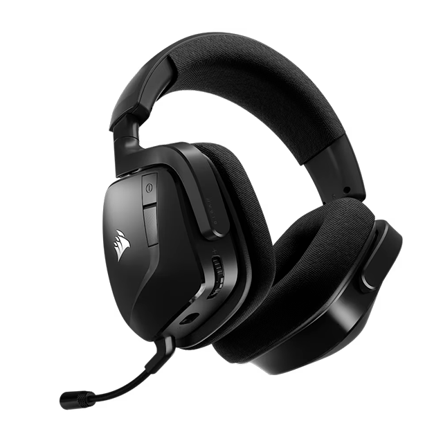 Auriculares Gaming Corsair VOID Wireless V2, 7.1 Virtual, Inalámbricos 2.4GHz/Bluetooth, Micrófono Omnidireccional, RGB, Negro – CA-9011379-WW