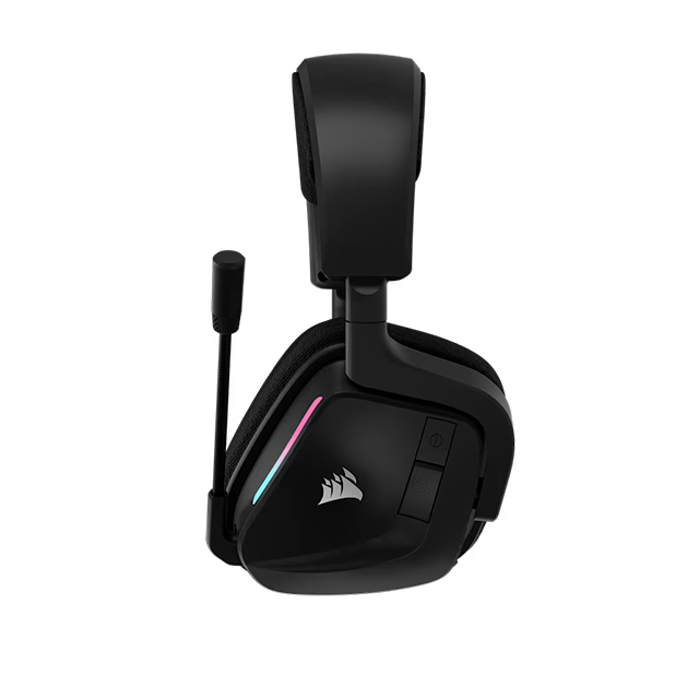 Auriculares Gaming Corsair VOID Wireless V2, 7.1 Virtual, Inalámbricos 2.4GHz/Bluetooth, Micrófono Omnidireccional, RGB, Negro – CA-9011379-WW