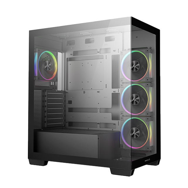 Gabinete DeepCool CG580 4F V2, ATX, Soporte 360 mm, 4×120 mm ARGB, Vidrio Templado – CG580 4F V2