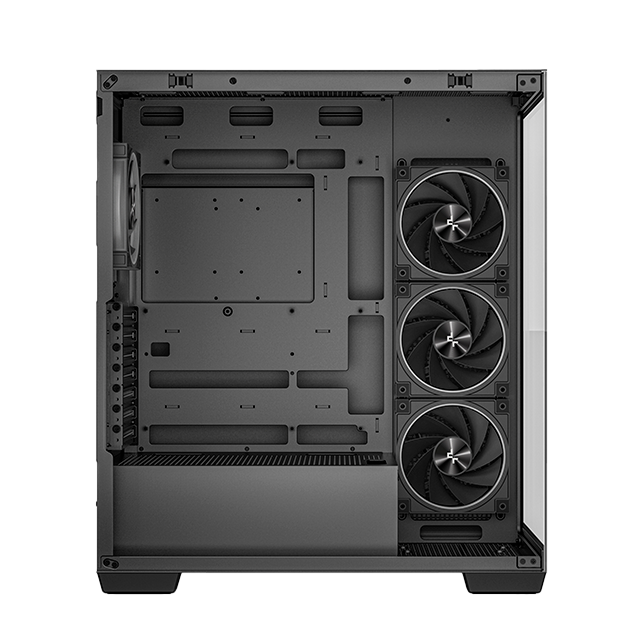 Gabinete DeepCool CG580 4F V2, ATX, Soporte 360 mm, 4×120 mm ARGB, Vidrio Templado – CG580 4F V2