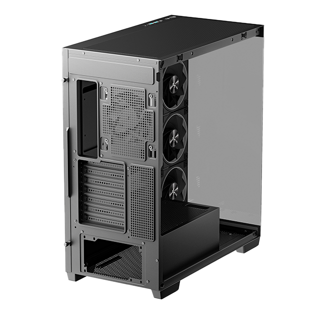 Gabinete DeepCool CG580 4F V2, ATX, Soporte 360 mm, 4×120 mm ARGB, Vidrio Templado – CG580 4F V2