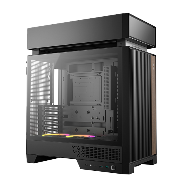 Gabinete DeepCool CL660, ATX, Soporte 360 mm, 2×120 mm ARGB, Vidrio Templado – R-CL660-BKNNA0-G-1