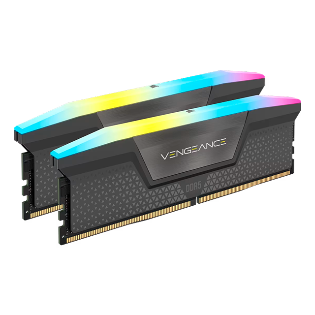Memoria RAM Corsair Vengeance RGB DDR5 32GB (2×16GB) 5200 MHz CL40, EXPO/XMP – CMH32GX5M2B5200Z40K