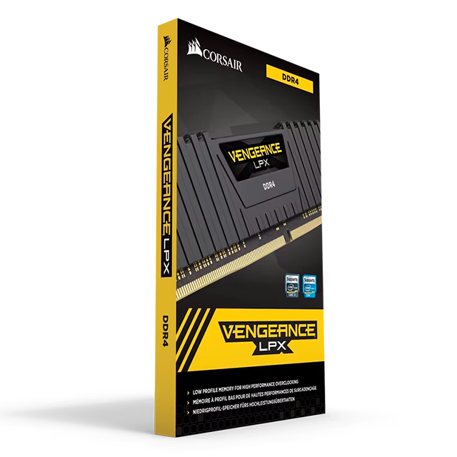 Memoria RAM Corsair Vengeance LPX 16GB (2×8GB), DDR4 3000MHz, CL15, XMP 2.0, Negro – CMK16GX4M2B3000C15