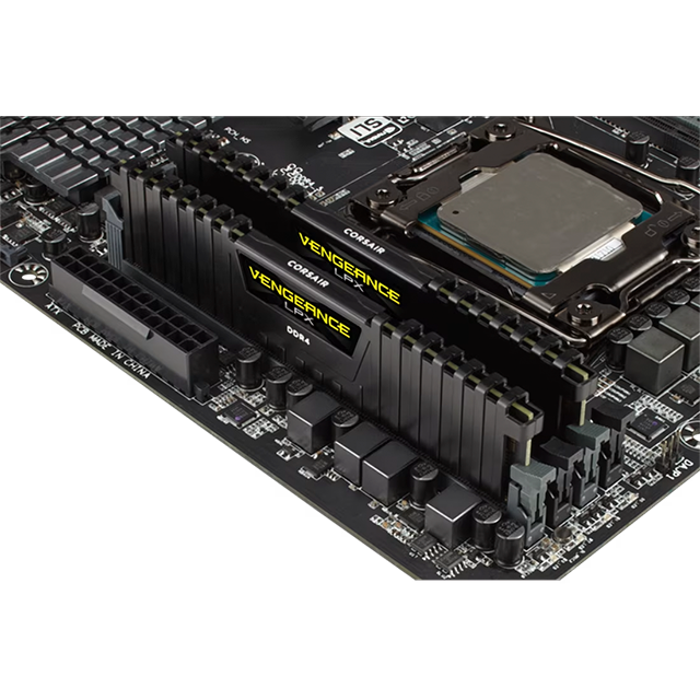 Memoria RAM Corsair Vengeance LPX, 16GB (2×8GB), DDR4, 3200 MHz, CL16, UDIMM, negro – CMK16GX4M2B3200C16
