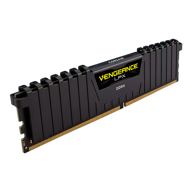Memoria RAM Corsair Vengeance LPX 32GB (1×32GB), DDR4 3000MHz, CL16, XMP 2.0, Negro – CMK32GX4M1D3000C16