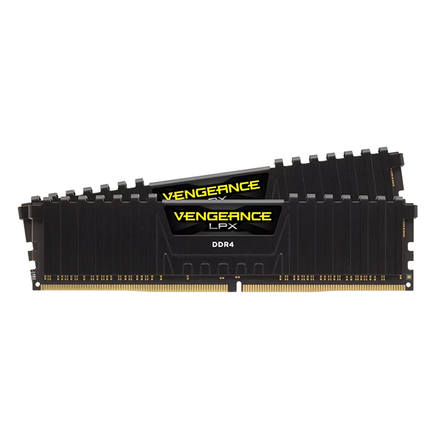 Memoria RAM Corsair Vengeance LPX 32GB (2×16GB), DDR4 2400MHz, CL16, XMP 2.0, Negro – CMK32GX4M2Z2400C16