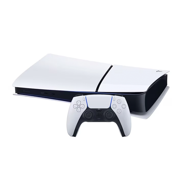 Consola Sony PlayStation 5 Slim Digital Edition, 825GB SSD, 4K, Wi-Fi 6, Blanco - 1000049898