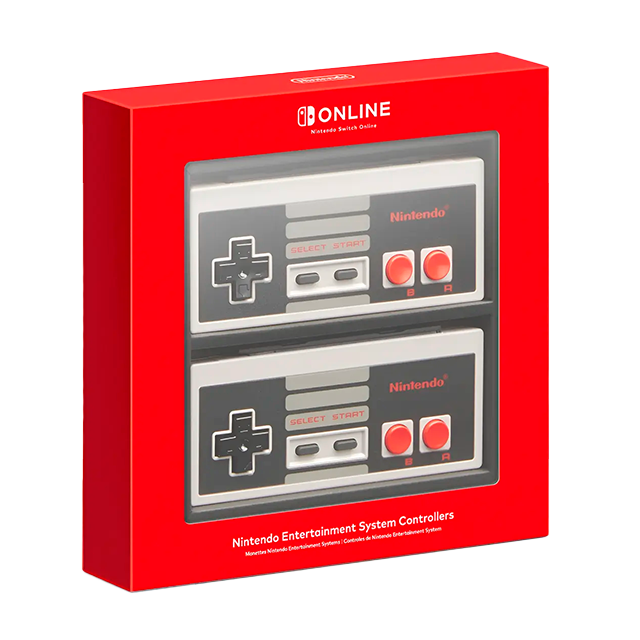 Kit de 2 Controles Inalámbricos Nintendo Entertainment System para Nintendo Switch Online, Diseño Clásico NES, Recargables, Gris – NES Controllers