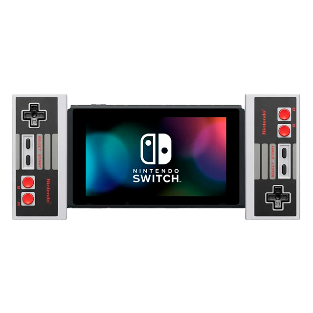 Kit de 2 Controles Inalámbricos Nintendo Entertainment System para Nintendo Switch Online, Diseño Clásico NES, Recargables, Gris – NES Controllers