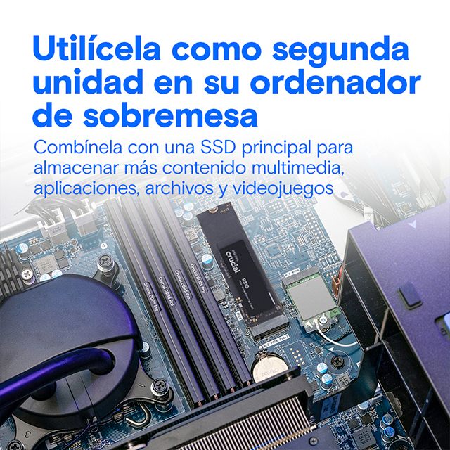 Unidad De Estado Solido SSD Crucial P310 2 TB, M.2 2280, PCIe 4.0 ×4, NVMe, Lectura 7100 MB/s, Escritura 6000 MB/s, sin Disipador – CT2000P310SSD8