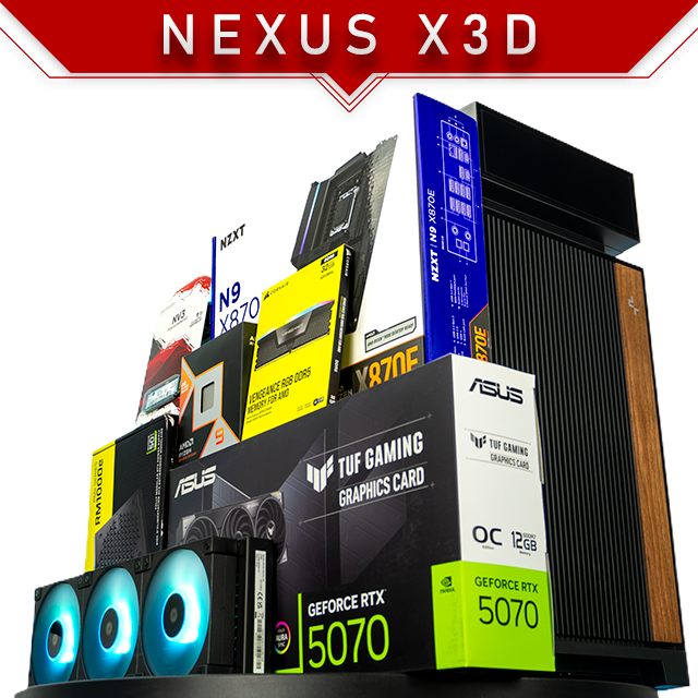 PC Gamer Nexus X3D | AMD Ryzen 9 9900X3D | RTX 5070 12GB | 32GB DDR5 5200MHz RGB | SSD NVMe 1TB 6000MB/s | AIO 360mm | 4 Ventiladores ARGB
