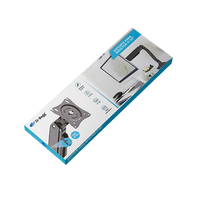 Soporte para Monitor DB-MS-KLC-DS110-BK, Ajustable, hasta 35”, Negro