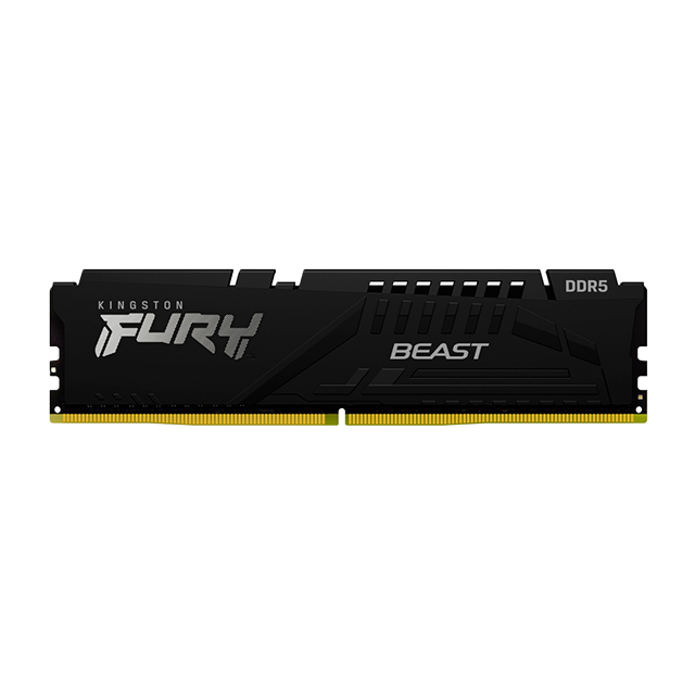 Memoria RAM Kingston FURY Beast 32GB DDR5, 6000 MT/s, CL36, AMD EXPO, Intel XMP 3.0, Negro, Sin Empaque – KF560C36BBE-32