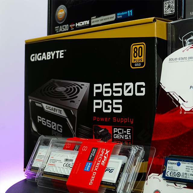 PC Gamer Decepticore White | AMD Ryzen 7 5700G | Nvidia RTX 5060 8GB | RAM 16GB DDR4 3200Mhz | 1TB M.2 | 4 Ventiladores RGB