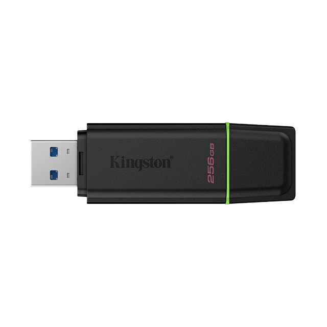 Memoria USB Kingston DataTraveler Exodia 256 GB, USB-A 3.2 Gen 1, Tapa Protectora, Negro/Verde – DTXG2/256GB