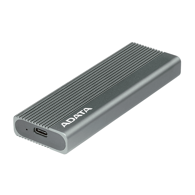 Enclosure Gabinete Externo ADATA EC680 para SSD M.2 PCIe NVMe, USB 3.2 Tipo-C, Aluminio - EC680-CCGY 