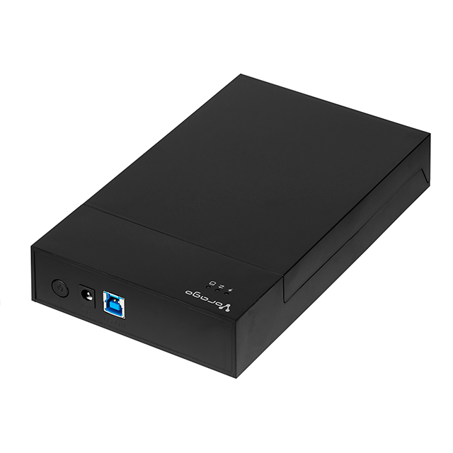 Enclosure Vorago HDD-303, 2.5"/3.5", USB 3.0, SATA, Negro