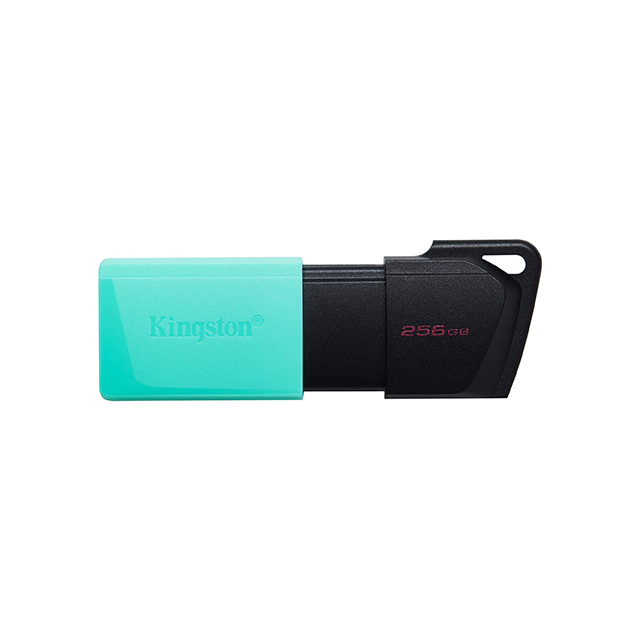 Memoria USB Kingston DataTraveler Exodia M 256GB, Negra con Aqua, USB 3.2 - DTXM-256GB