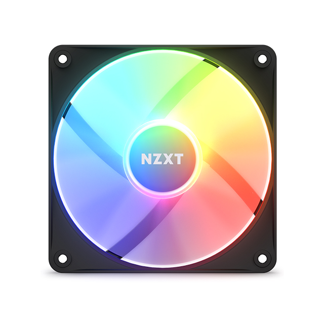 Ventilador NZXT F120 RGB Core, Negro, 500-1800RPM, - RF-C12SF-B1