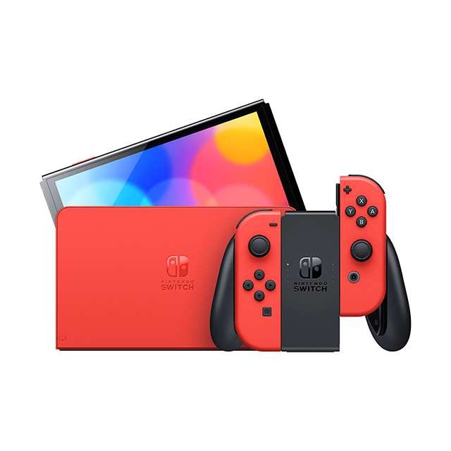Consola Nintendo Switch OLED 64GB | Mario Red Edition | Standard Edition | Color Rojo Neon - HEG-S-RAAAA