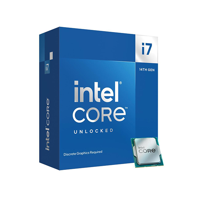 Procesador Intel Core i7-14700K, 20 Cores (8 Performance-cores / 12 Efficient-cores) | 28 Threads | Hasta 5.6Ghz | 33Mb | Socket LGA1700 | Intel 14th Generación. - BX8071514700K