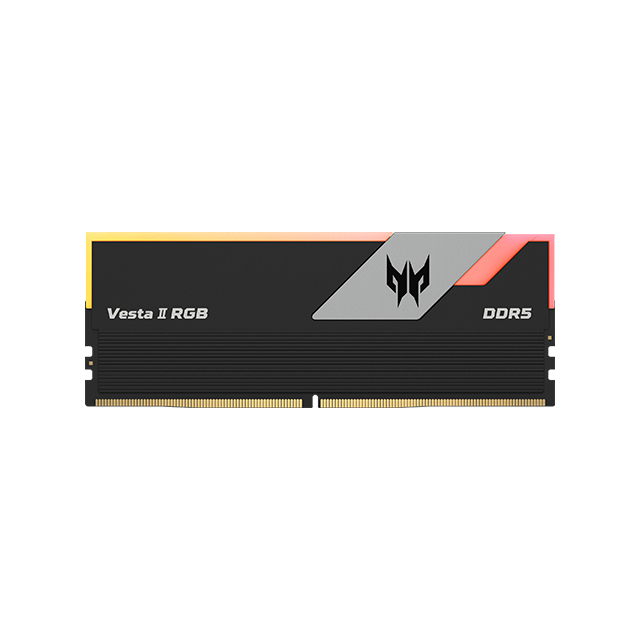 Memoria RAM Acer Predator Vesta II RGB, DDR5, 64GB 2x32GB, 6400Mhz, Negro - BL.9BWWR.373