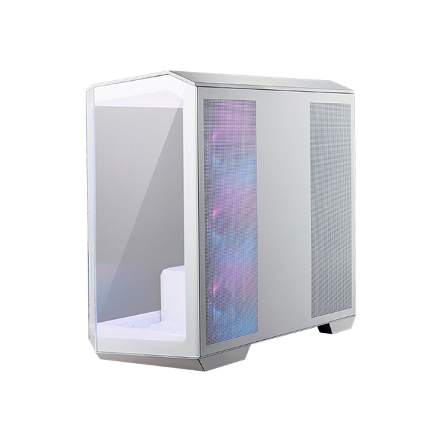 Gabinete MSI MAG PANO M100R PZ, Blanco, M-ATX, Cristal Templado, 4 Ventiladores ARGB - GABMSI220 